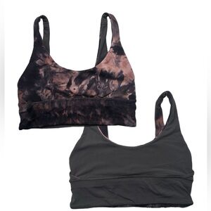 Lululemon Diamond Dye Womens Reversible Sports Bra Size 6